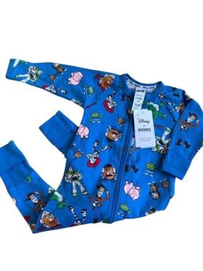 Bonds Blue Toy Story Character Footed One-Piece